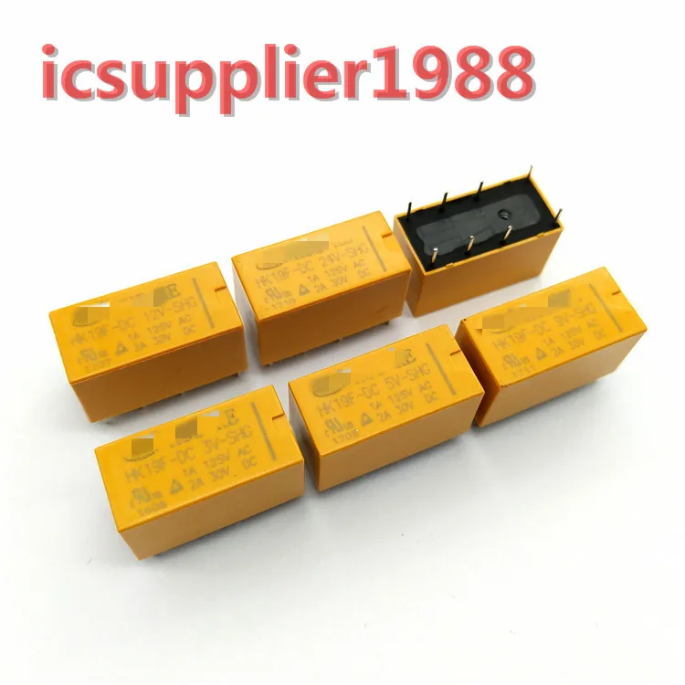

10 шт./лот HK19F DC 12V SHG катушка DPDT HK19F DC 5V SHG HK19F DC 24V SHG Мини реле питания набор PCB тип 8 Pin DIP8 3V/5V/12V/24V