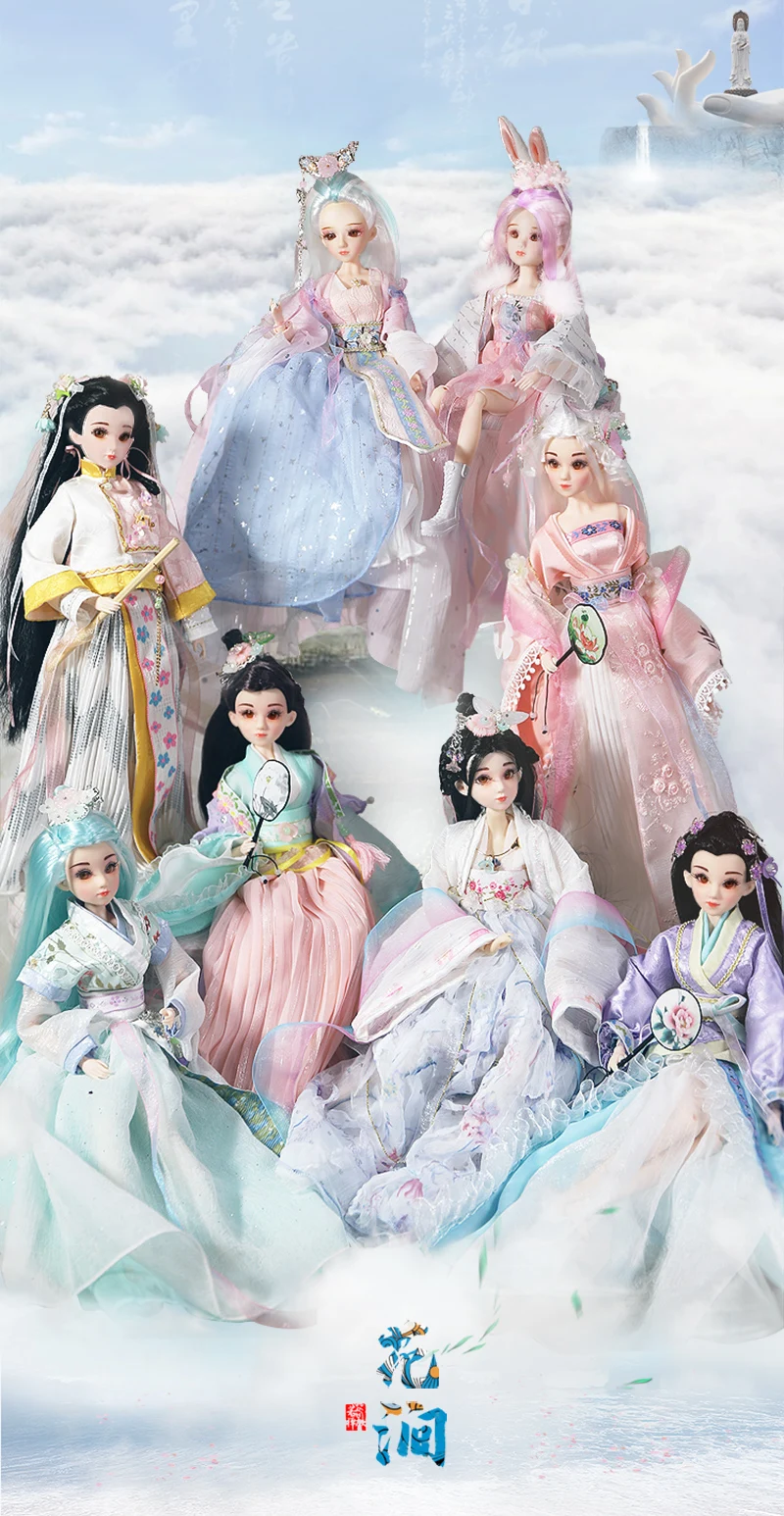 Мм девушка 1/6 BJD кукла Очарование Востока имя в цветочном потоке включая одежду подходит для ручная работа кукла Pullip, Ледяной, Blyth, Licca