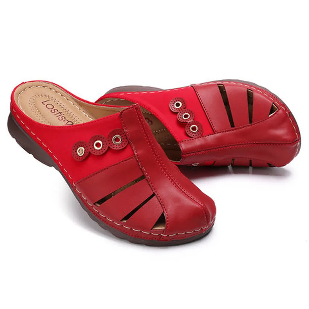 

SAGACE Wedges Slippers For Women Summer Soft Bottom Flip-Flops Big Size 43 Female Summer Beach Sandals Slippers New Fashion
