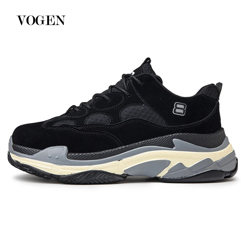 Кеды для мужчин кроссовки ходьбы повседневная обувь взрослых на платформе белые