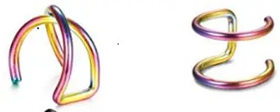 colorful XC BUENOS Fashion, золотой хрящ, панк, каффы для ушей, женские клипсы, серьги, не пирсинг, крест, полые C серьги с узором, клипсы, ювелирные изделия - Окраска металла: colorful XC