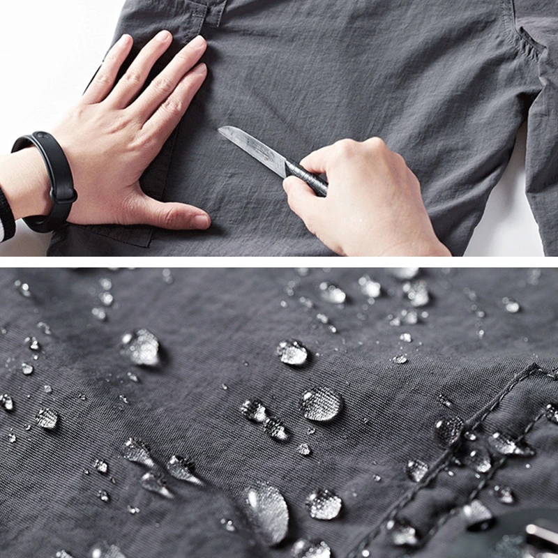 

Casual Cargo Men's Shorts Quick Drying Zipper Waterproof Masculino Bermuda Men Shorts Streetwear Summer Size 4XL