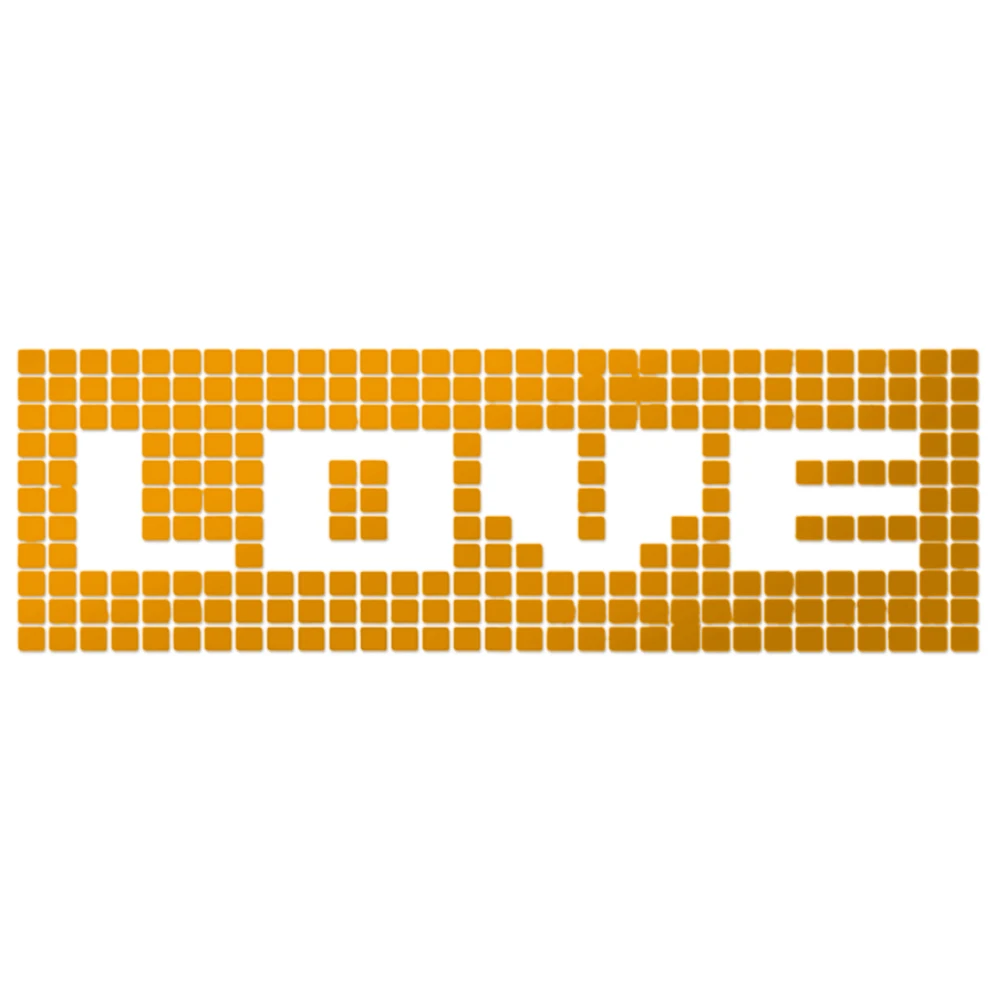 100 шт. Квадратные Зеркальные наклейки самоклеящиеся акриловые креативные