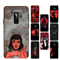 sexy devil woman phone case for samsung galaxy s20lite s21 s21ultra s20 s20plus s21plus 20ultra