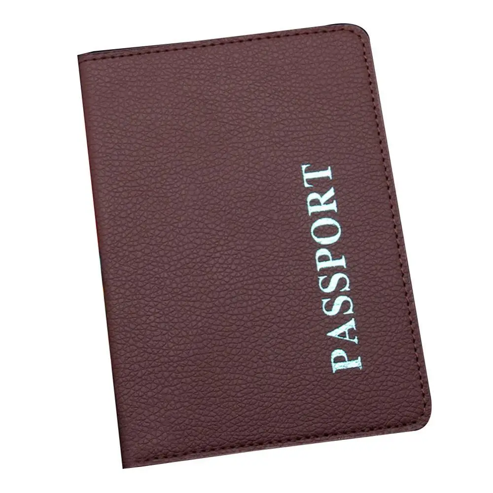

Fashion Faux Leather Passport Credit Card Cover Holder Travel Protector