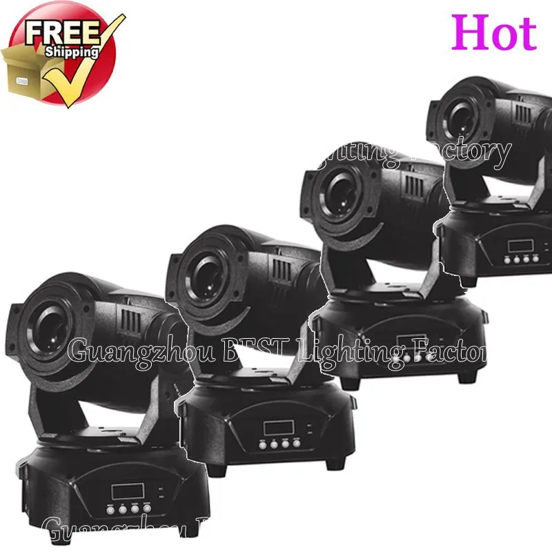 4 шт./лот led spot 90 Вт движущаяся голова светильник spot 90 Вт led moving lyre spot с вращающимся Гобо колесо f светильник чехол moving head - Цвет: 4pcs with carton
