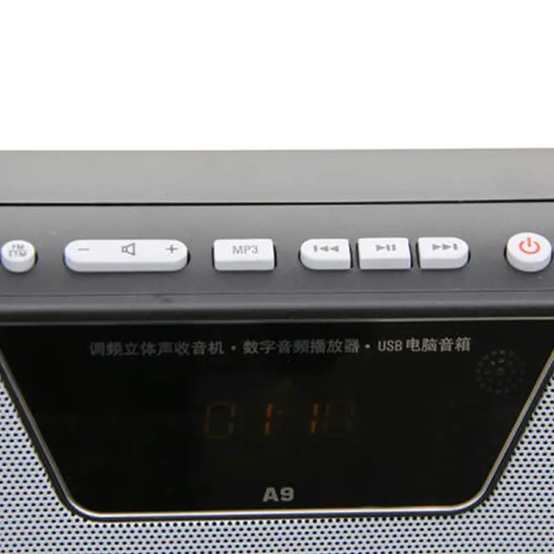 TECSUN A9 FM стерео радио приём светодиодный цифровой дисплей MP3 плеер компьютерная Колонка радио приемник Интернет портативное радио