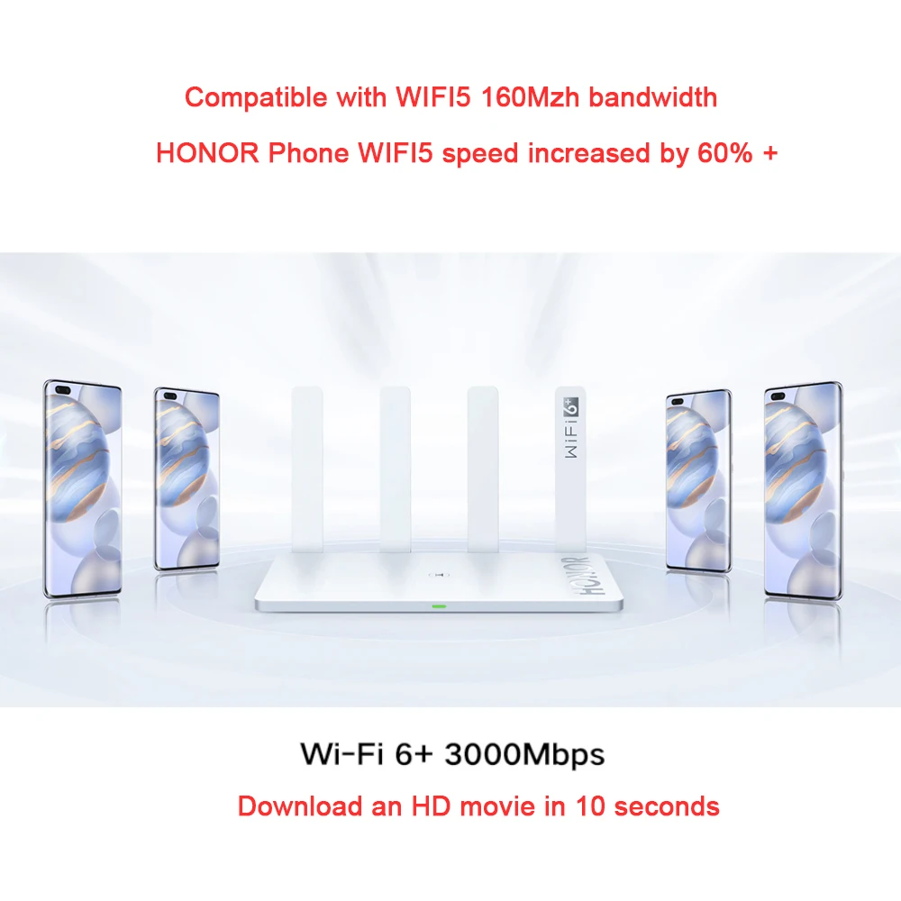 Huawei HONOR routing 3 AX3000 двухъядерный высокоскоростной маршрутизатор WiFi6 +