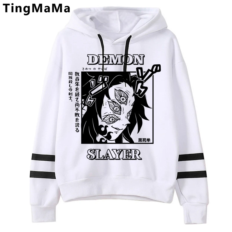 

New Demon Slayer Anime Funny Cartoon Hoodies Men Oversized Kimetsu No Yaiba Sweatshirt Casual Tanjiro Kamado Graphic Hoody Male