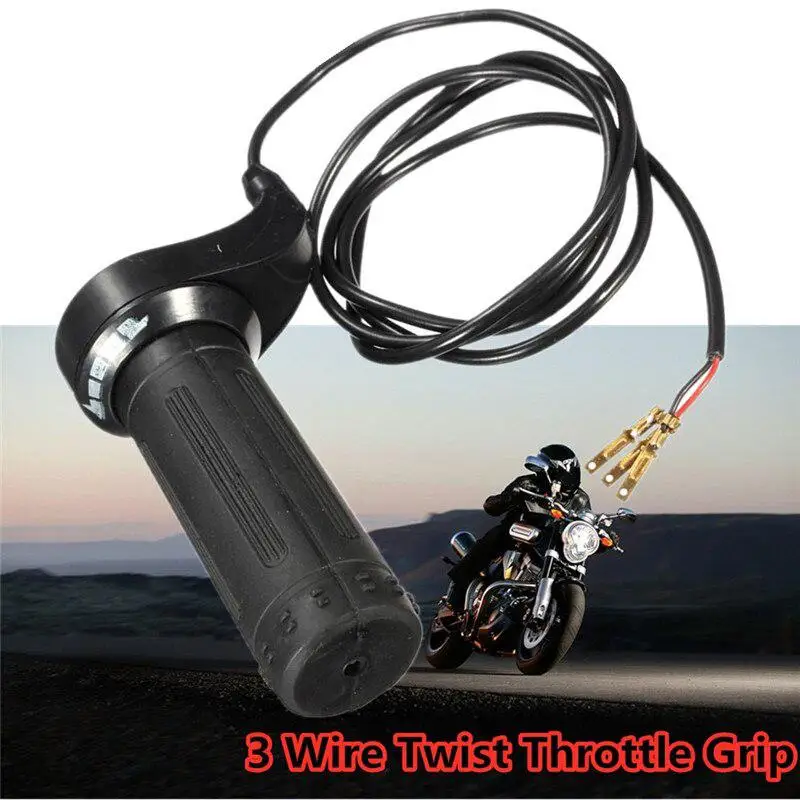 7/8 &quotРуль ATV Скутер ускоритель управления 3 провода Твист дроссельной заслонки