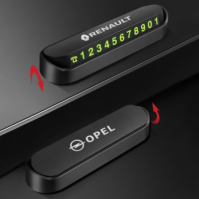 Автомобиль временные Знак Стоп парковочная карта телефонный номер карты