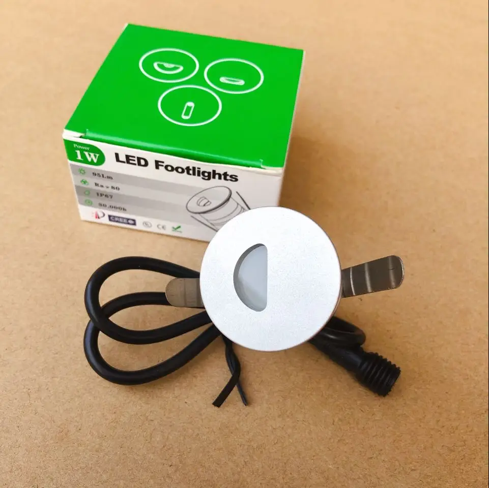 DC12V 24V Светодиодный прожектор 1W CREE светодиодный подземный свет заглубленный