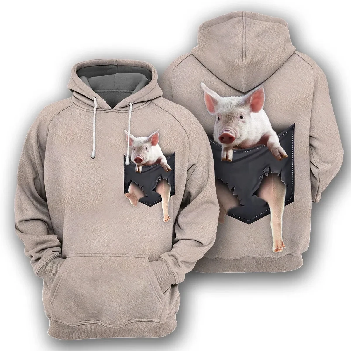 

Newest 3D printed Pig Animal Art Funny Harajuku Premium Streetwear Unique Unisex Casual Hoodies/Sweatshirt/Zipper P-8008
