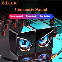 USB Wired Speakers Mini Computer Speaker Stereo Sound Surround Loudspeaker For Laptop Notebook Not bluetooth Loudspeakers