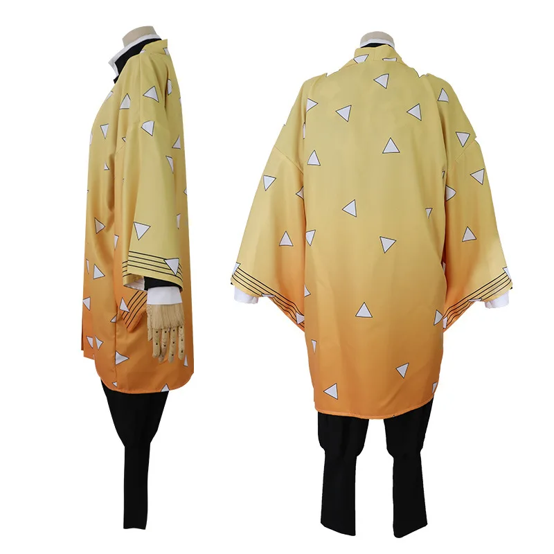 2020 аниме рассекающий демонов агатсума зенитсу костюмы для косплея Kimetsu no Yaiba