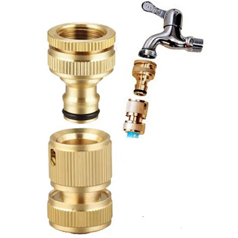 Горячий твердый латунный резьбовой шланг соединитель водопровода