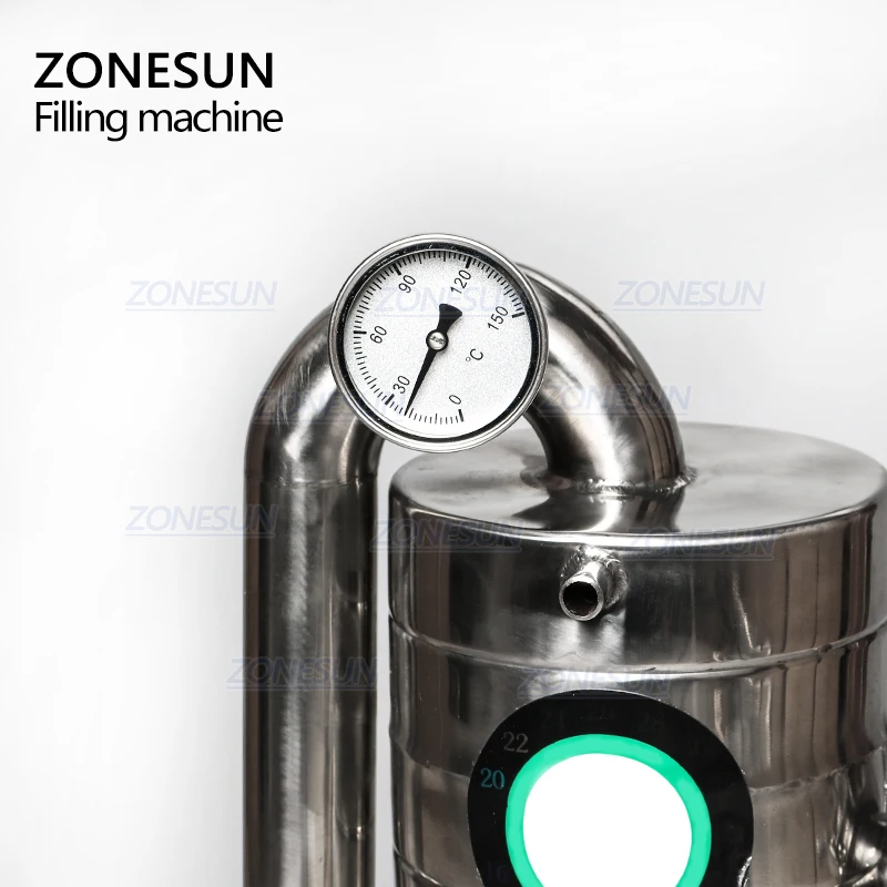 ZONESUN 10 л Бытовая самогонная машина из нержавеющей стали для изготовления водки