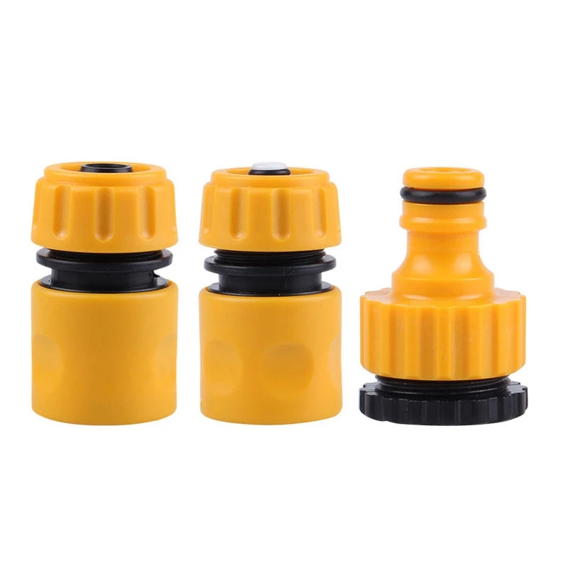 

12Pcs Garden Irrigation Hose Connectors Kits & 10Pcs Plastic Small Watering Can, Melon-Shaped Watering Can