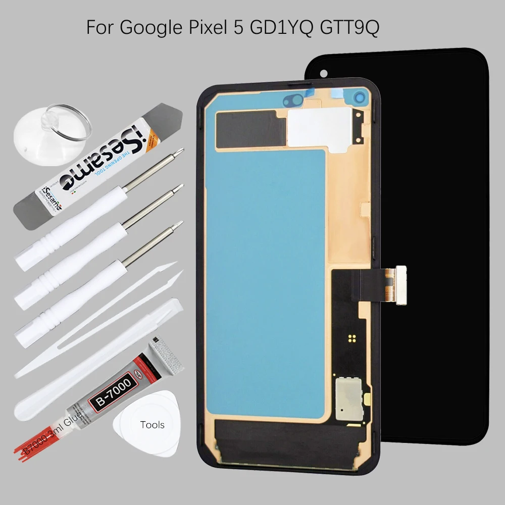 Оригинальный светодиодный экран 90 Гц GD1YQ GTT9Q замена для Google Pixel 5 ЖК-экран с