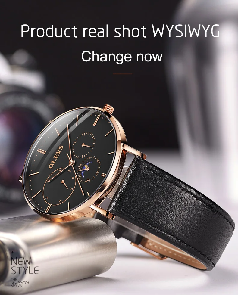 

Top brand, high-end quality waterproof quartz temperament men's watch GX-6860