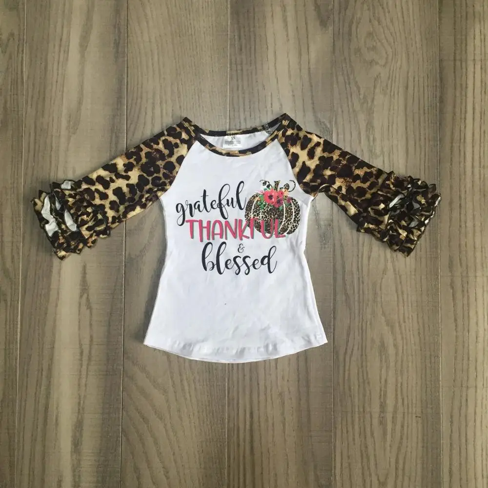 Детская одежда для девочек облегающие рукава с леопардовым принтом на День