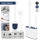 1 набор, силиконовый держатель для туалетной щетки, настенный набор для ванной комнаты