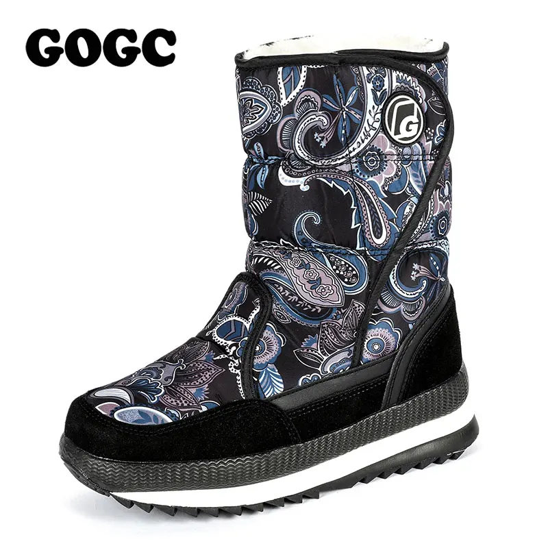 зимние сапоги женская зимняя теплая обувь на платформе с мехом до колена