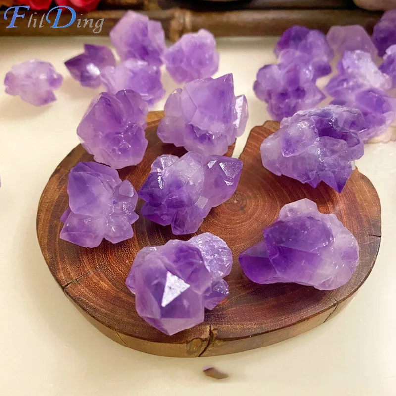 Натуральный Аметист натуральный кристалл руды для ремонта лечебный