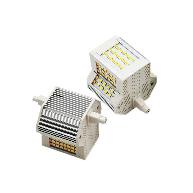Dimmer R7S 78mm 15W LED Corn Bulb AC110-130V AC200-240V SMD2835 Horizontal Plug To Replace 150W Halogen Lamp Floodlight Lighting