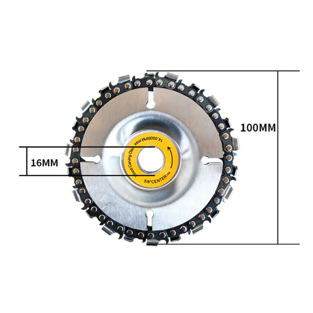 Цепной диск для угловой шлифовальной машины 5 дюймов 125 мм 14 т/4 дюйма 100 22 т полотно