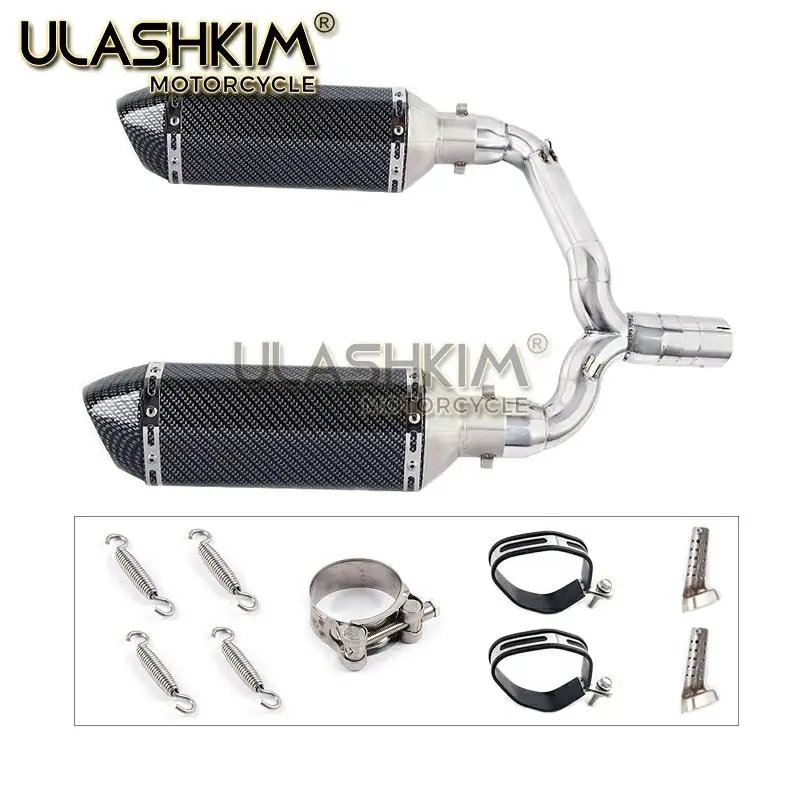 Полный глушитель выхлопной трубы мотоцикла Escape System Slip On для suzuki GSR400 GSR600 BK400 BK600 GSR BK