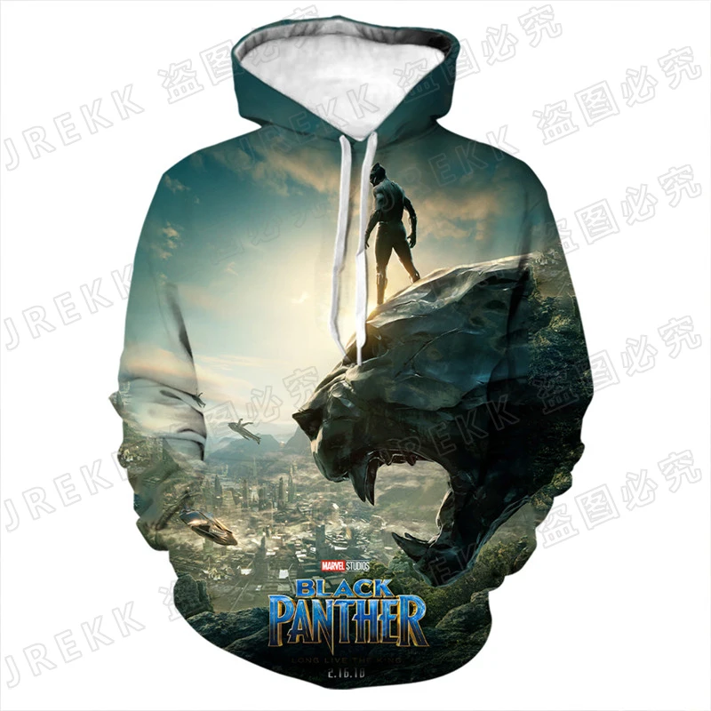 

Cool Black Panther Hoodie Men Women Children Sweatshirts 3D Print Pullover Streetwear Boy Girl Kids Fashion Casual Coat Clothing
