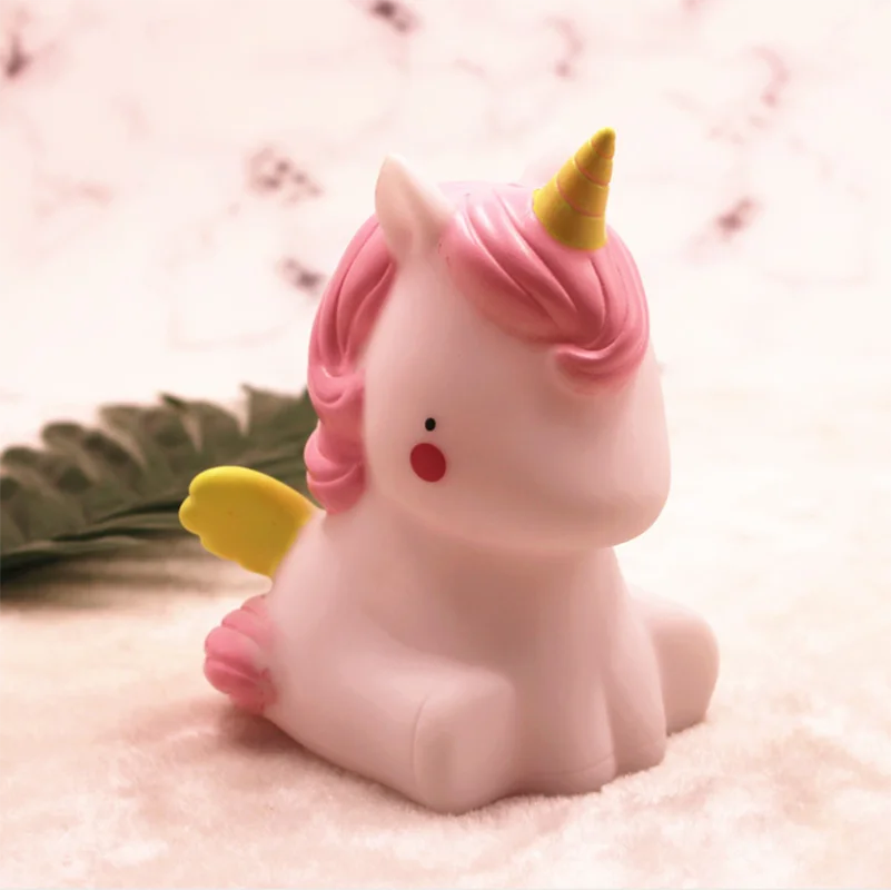 Креативный Ночной светильник с изображением животных динозавр единорог