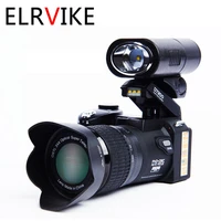 elrvike 2021 digital camera hd polo d7200 33million pixel auto focus professional slr video camera 24x optical zoom three lens
