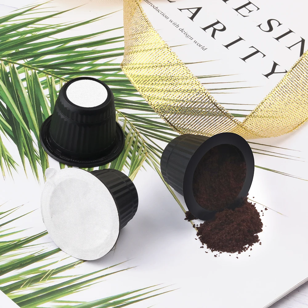 ICafilas 50 комплектов пустые изолируемые для Nespresso и клейкие алюминиевые крышки