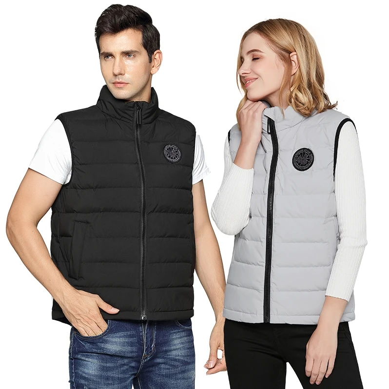 

Man Thick Duck Down Vest Men Sleeveless Outerwear Autumn Winter Fashion Coat Windproof Warm Waistcoat
