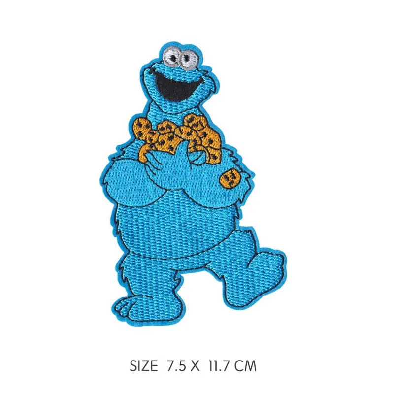 10 шт. Elmo печенье монстр большая птица Эбби Зоуи Эрни Гровер вышитая утюгом