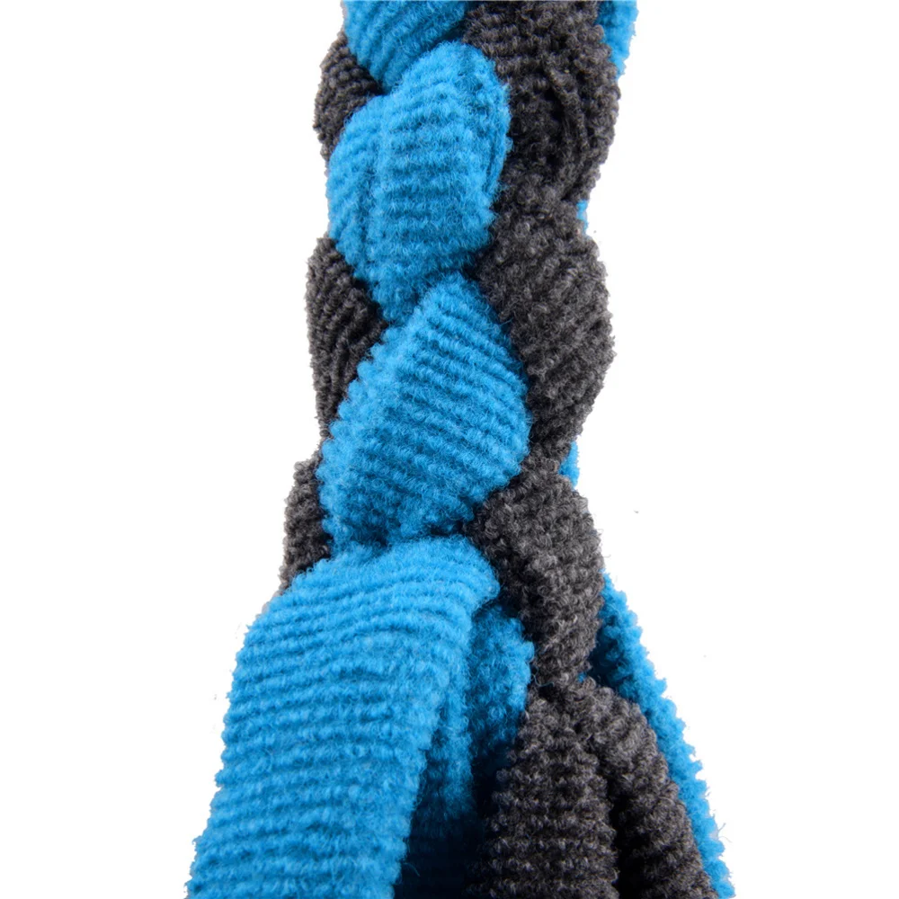 

Stainless Steel Dog Spring Cotton Rope Dog Playing Rope Spring Rod Pet Supplies Blue (5m)