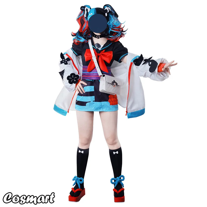 

Anime Fate/Grand Order FGO Fairouz Ai JK Uniform Cosplay Costume Japanese Kimono Halloween Suit For Women New 2020