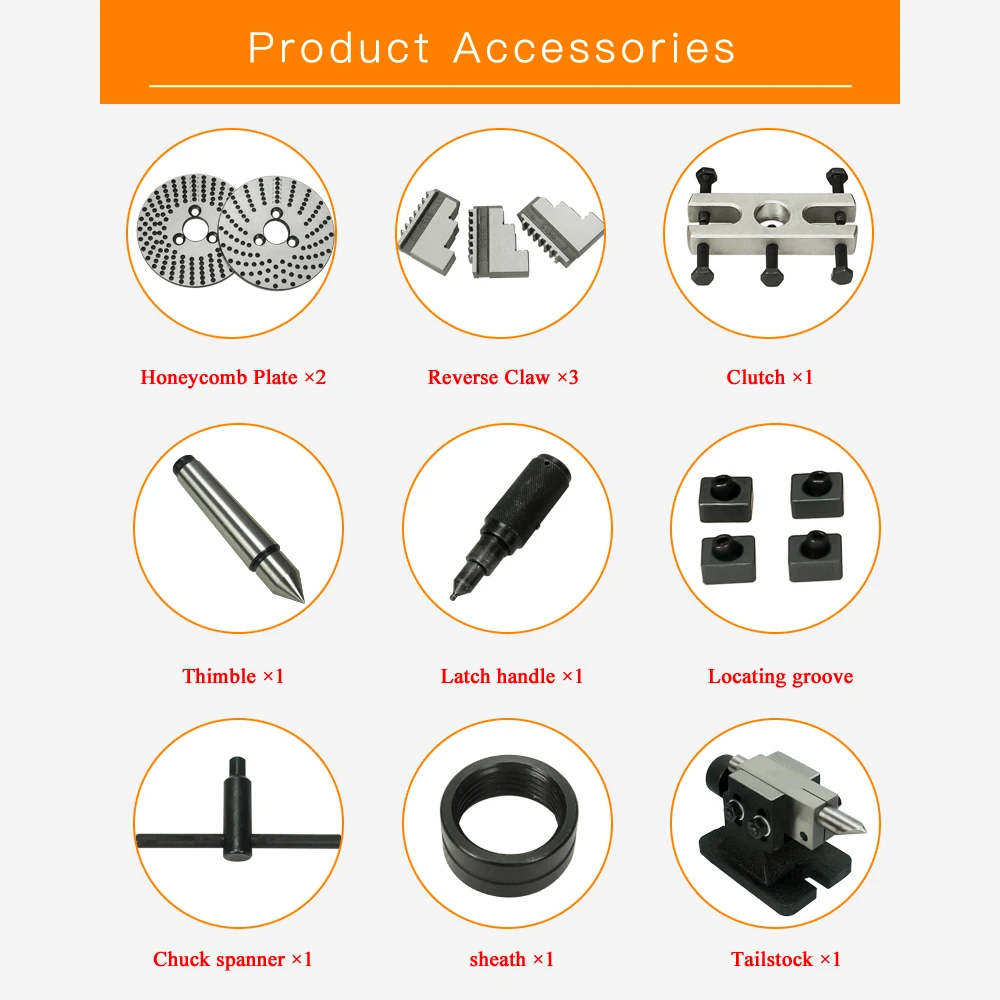 Профессиональные полу Универсальный BS 0 3 кулачковый токарный патрон делительная