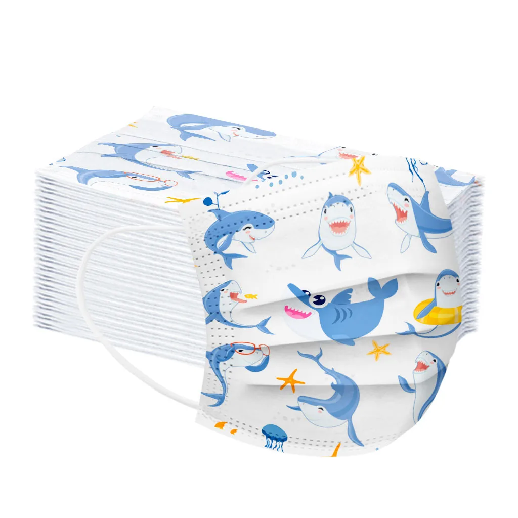 50 шт. детские одноразовые маски для лица промышленные маскарильяс маска