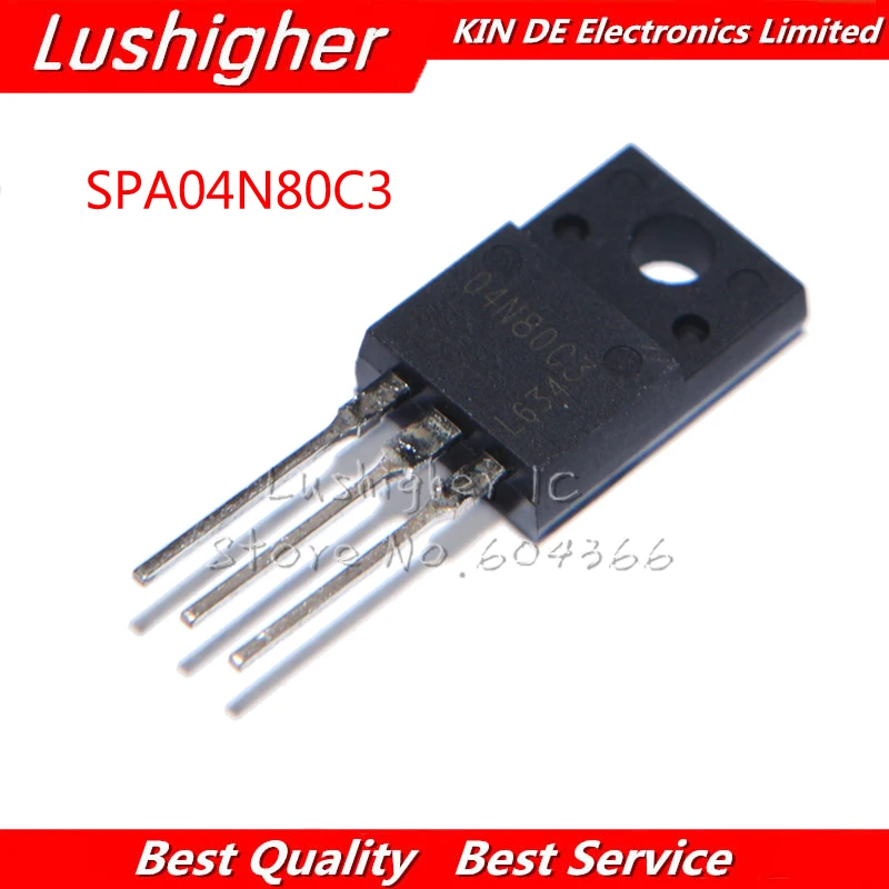

10pcs SPA04N80C3 TO-220F SPA04N80 TO220 SPA04N80 P4NK80ZFP 4N80 TO220F SSS4N80