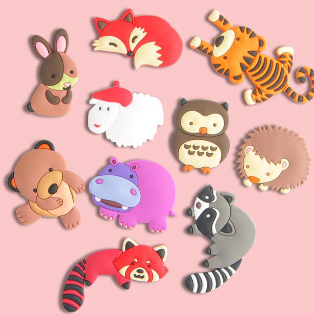 

Fridge Magnets Kids Cartoon Zoo Animal Magnetic Toys Toddler Refrigerator Magnets for Whiteboard Baby Magnets