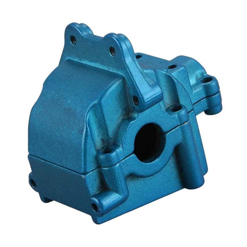 

2Pcs Metal Wave Box Gear Box Upper and Lower Cover 144001-1254 for 1/14 WLtoys 144001 RC Car Spare Parts,Blue