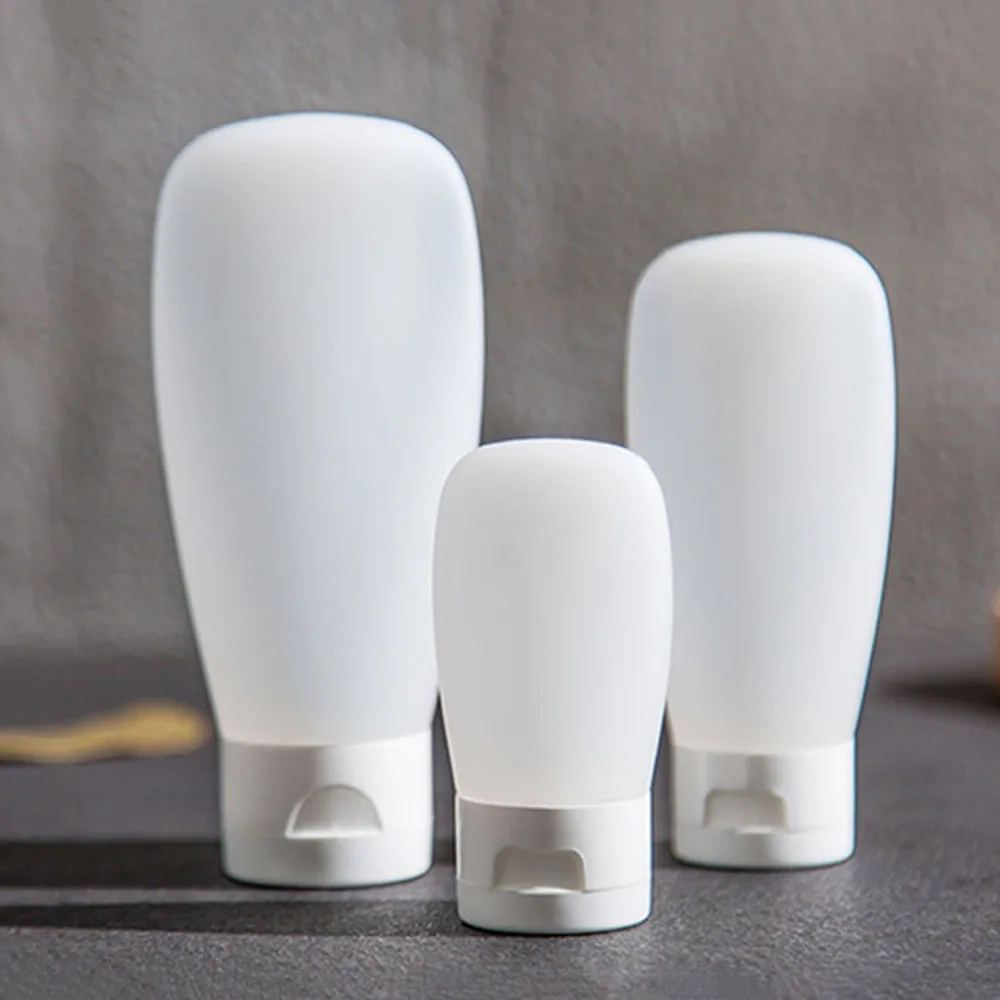 30 мл/60 мл/100 мл пустые матовые мягкие многоразовые пластиковые трубки для лосьона