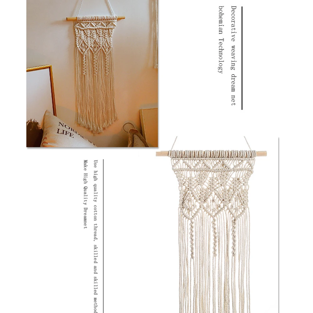 

Handcrafted Tapestry Artwork Home Gift Macrame Wall Hanging Decoration