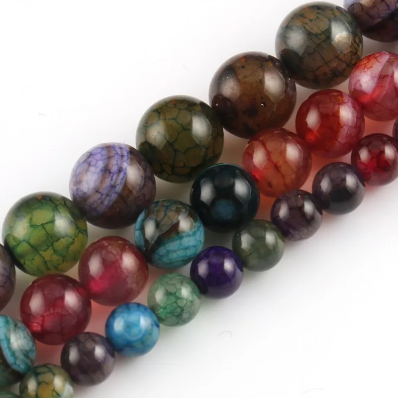 

Круглые бусины Sardonyx из агата разных цветов, круглые бусины россыпью для изготовления браслетов, ожерелий, ювелирных изделий «сделай сам», 6, ...