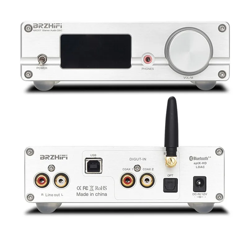 Dac es9038q2m аудио деркодер bluetooth5.0 CSR8675 aptx HD LDAC PCM 192 кГц DSD512|Цифро-аналоговые