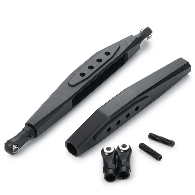 

Metal Front Bumper Black with Aluminum Alloy Rear Arm Suspension Link Rod Upgrade Part