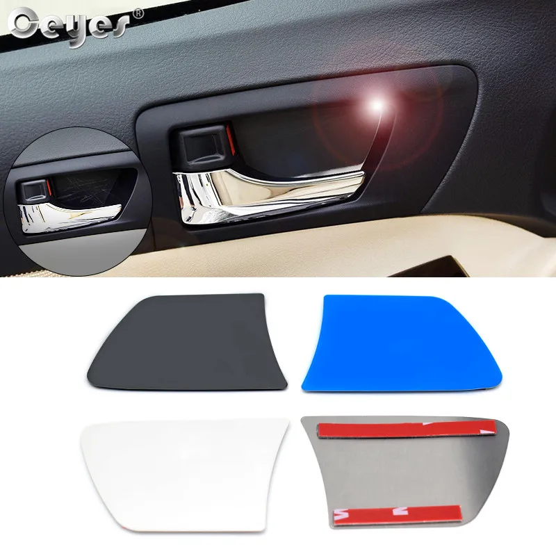 Ceyes автомобильный Стайлинг Дверная ручка Крышка дверная Чаша отделка для Toyota camry